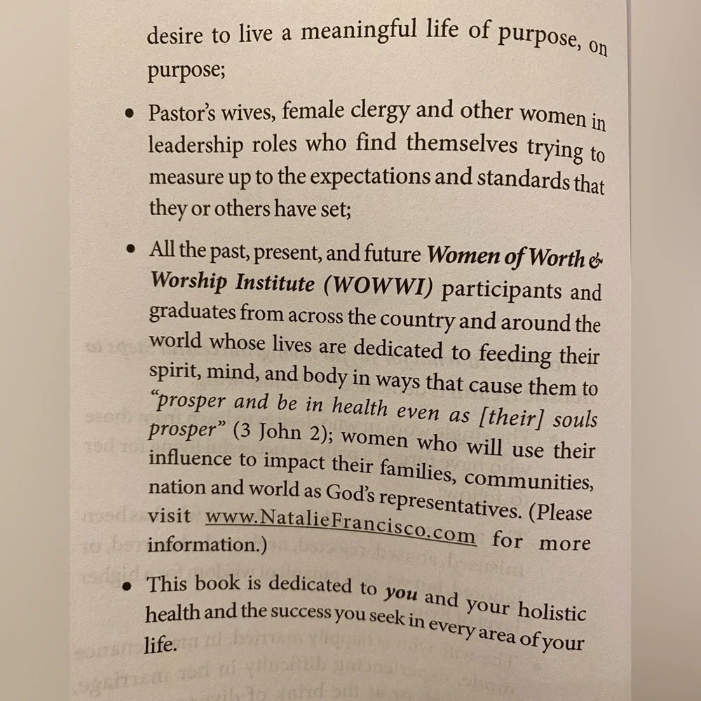 A Woman's Journal for Joyful Living (A book written by Dr. Natalie A. Francisco) - Picture 8 of 8